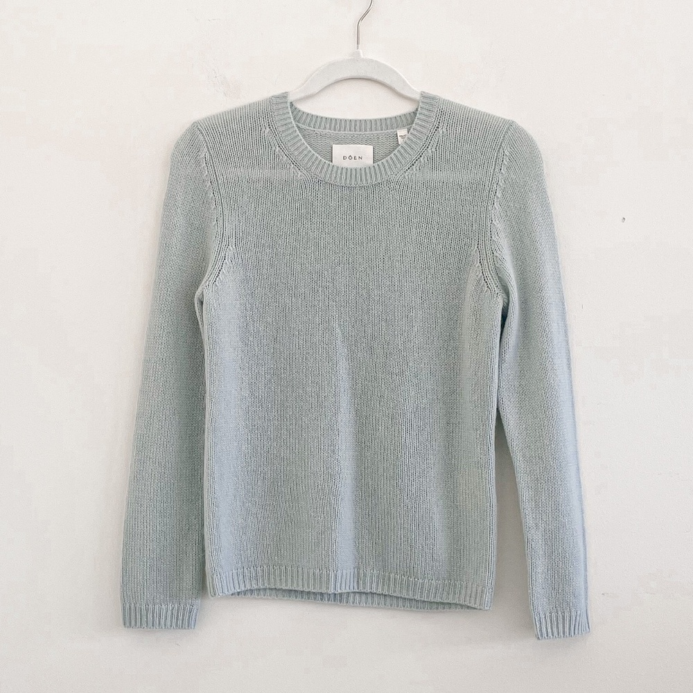 Doen Gidea Cashmere Sweater Light Green S - Picture 5 of 10